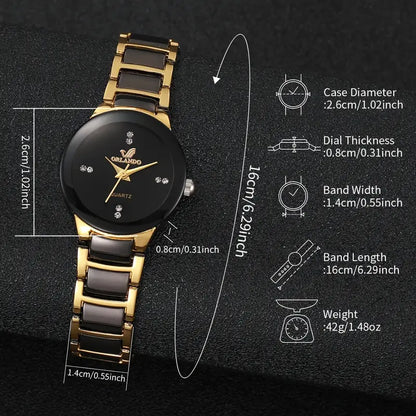 2pcs Couple Watch Set