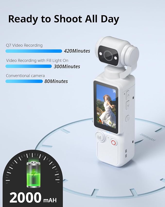 OZCT - 4K Ultra HD Handheld Gimbal Camera ©